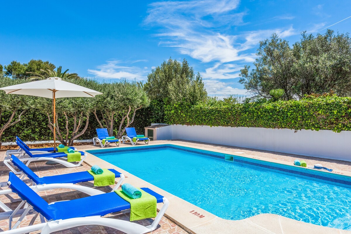 Villa Menorca Velasco CB, Swimming Pool, BBQ, Wifi