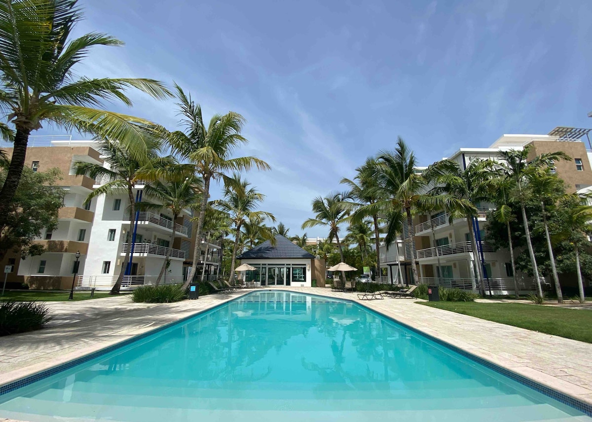 卡纳蓬塔卡纳别墅（ Villa Cana Punta Cana Village ） ，带泳