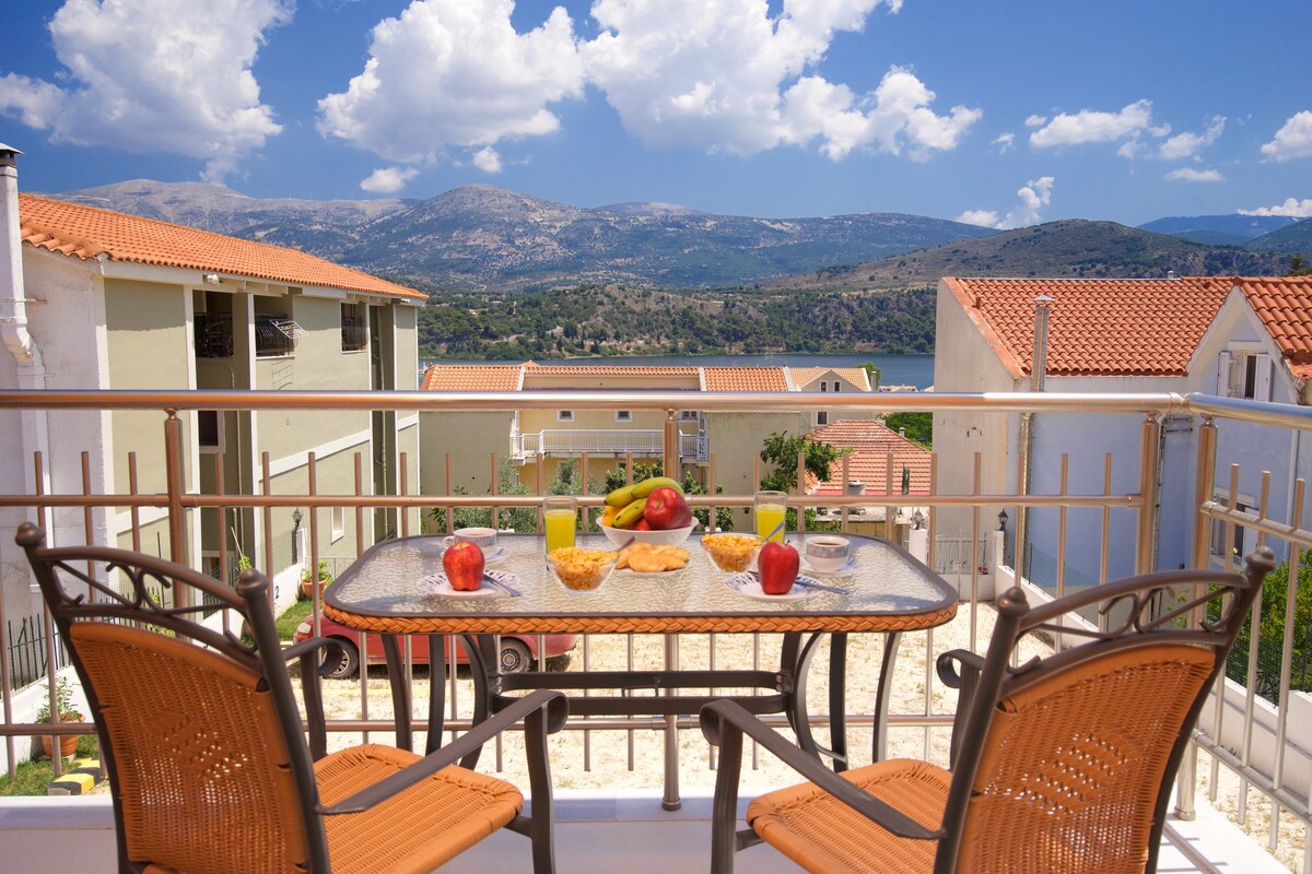 Argostoli Port & Mt Enos view - Orange Guest House