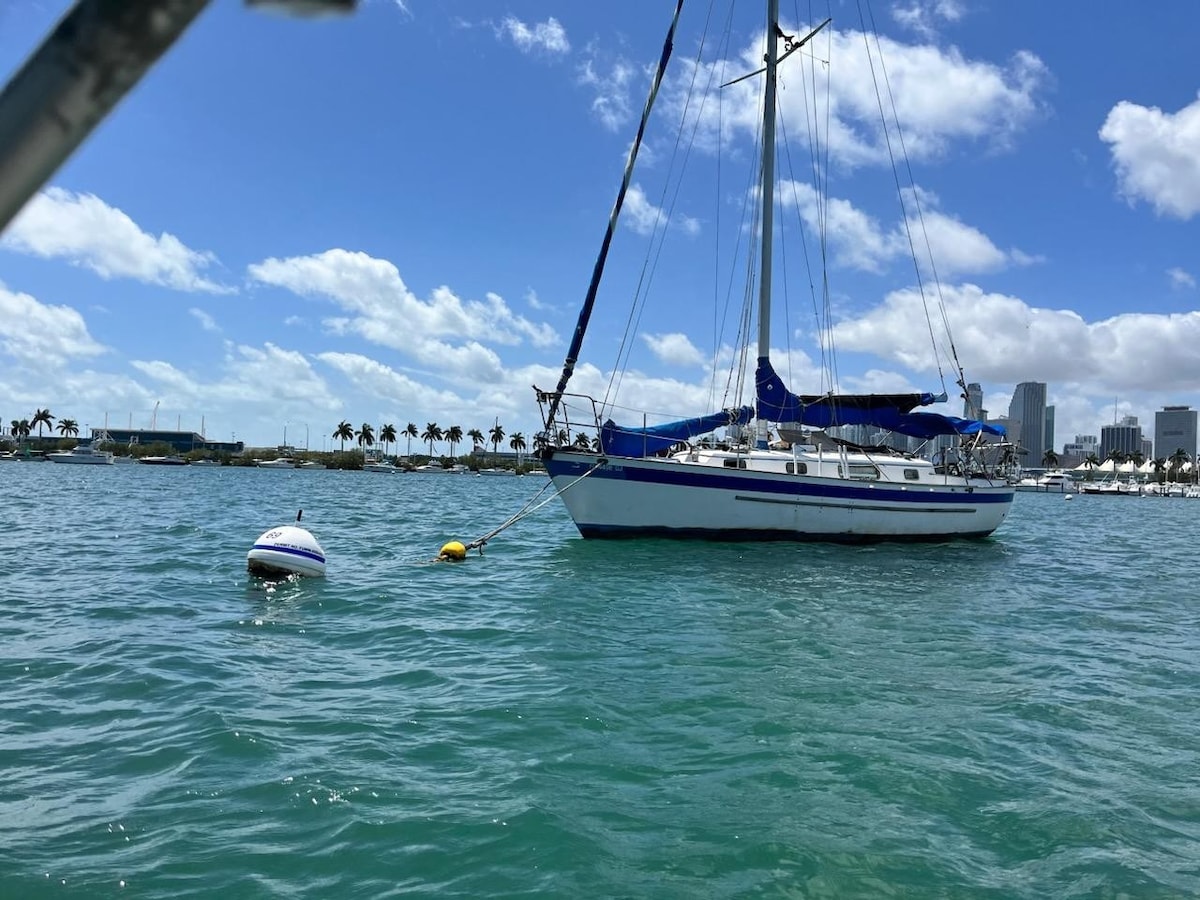 Sailboat with a view