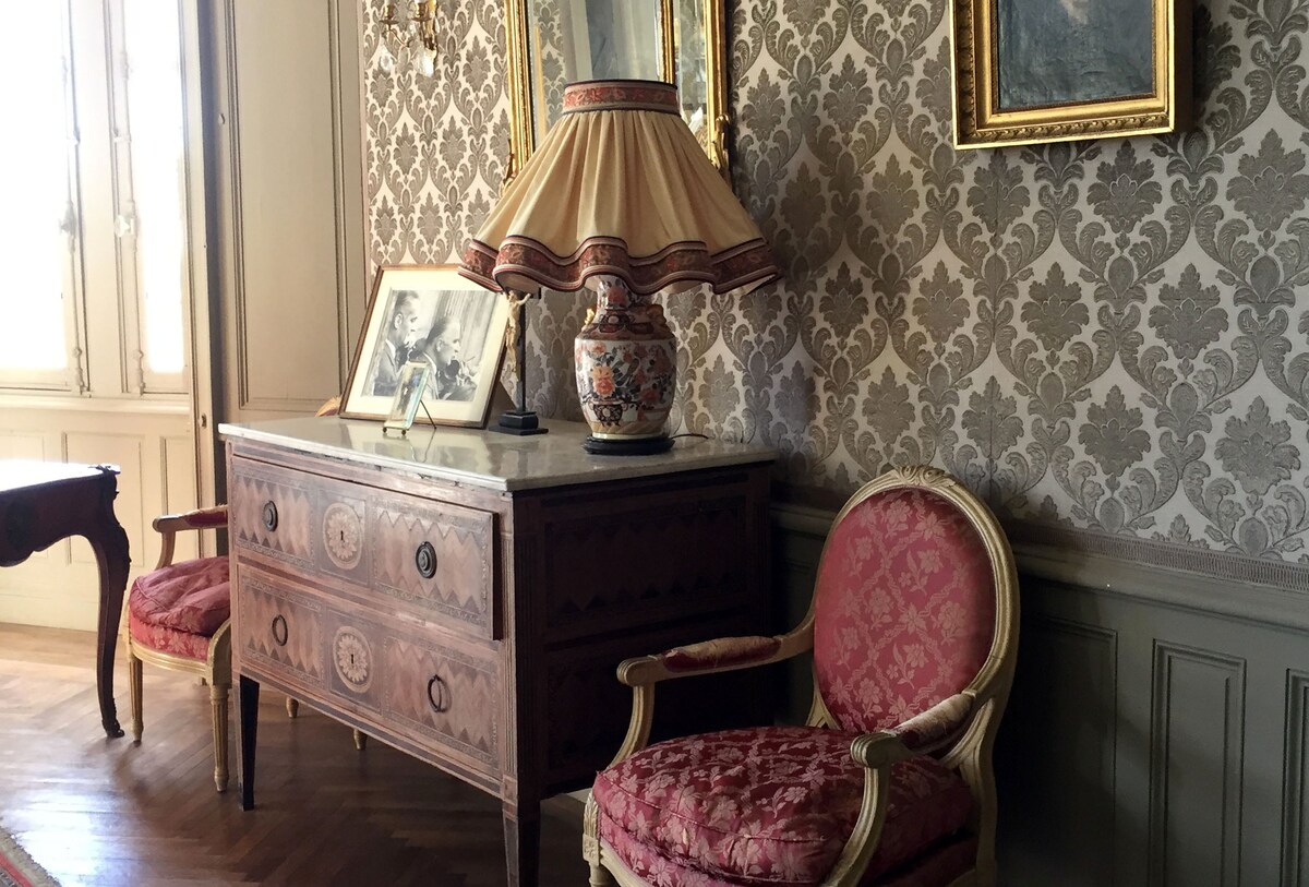 Chambre de prestige au Château du Brossay