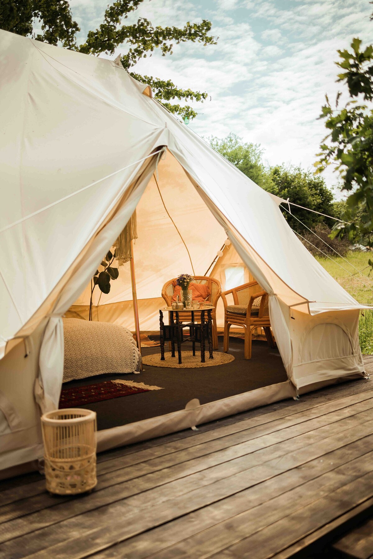 Glamping in bell tent in untouched nature - DUB