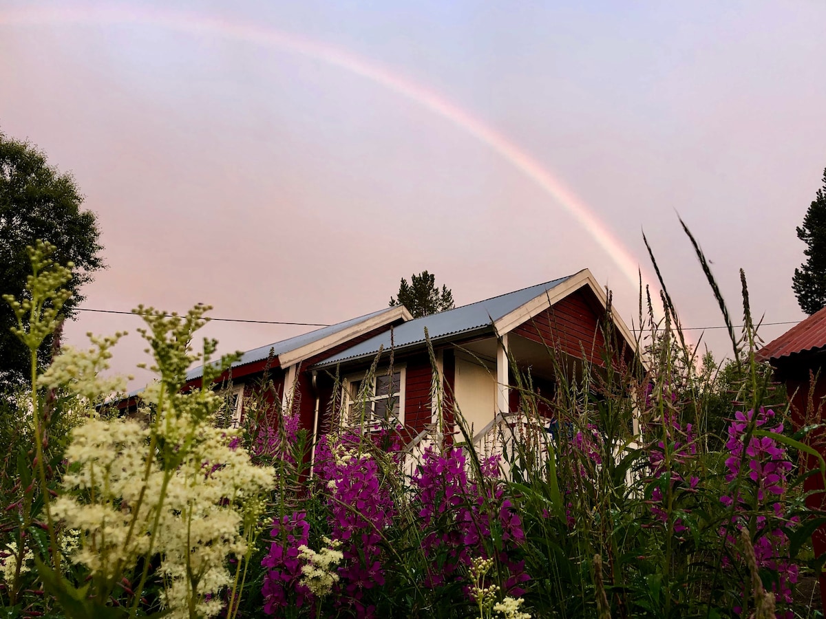 萨兰根Hamnes温馨的小屋