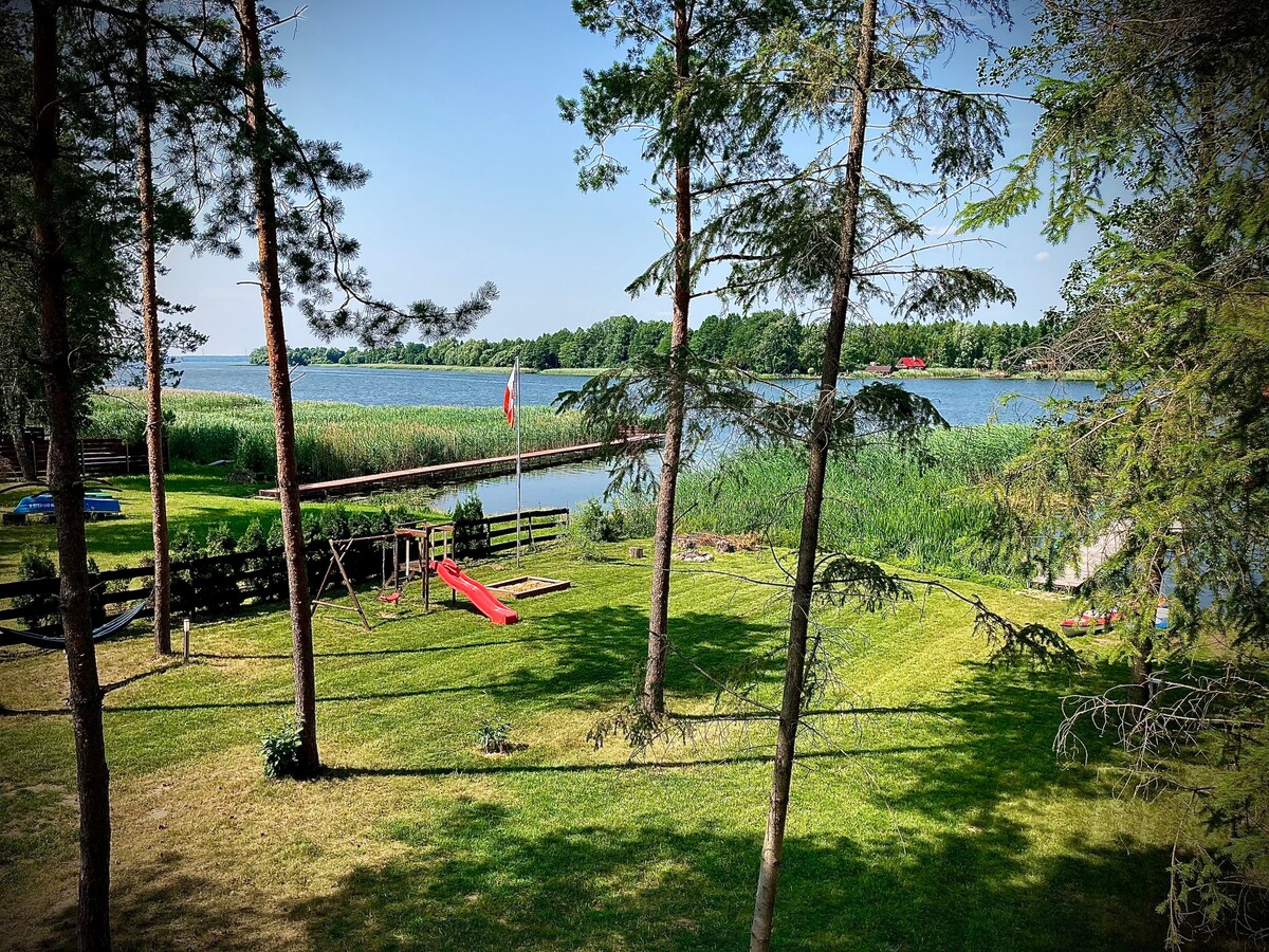 Makosieje Resort- 30m od brzegu,widok na jezioro