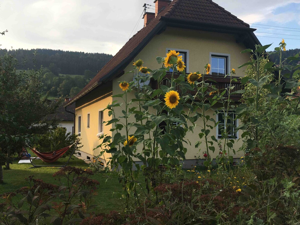 Kärnten: Haus mit großem Garten in Gurk