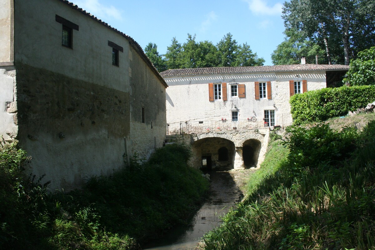 ‘La Riviere’ one of two cottages by a watermill