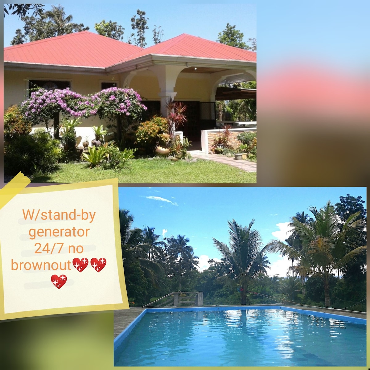 Baler homestay( farm resort).