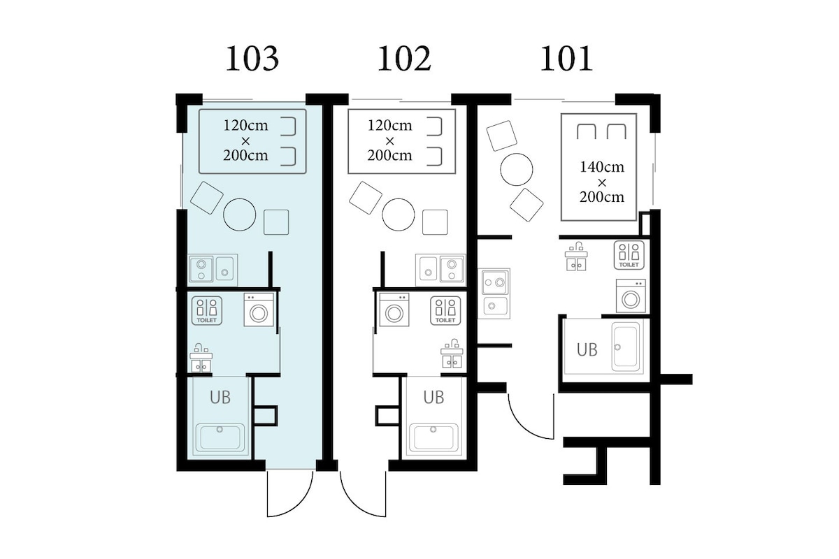 Itos Ebisu 103新建， JR惠比寿， 2分钟涩谷