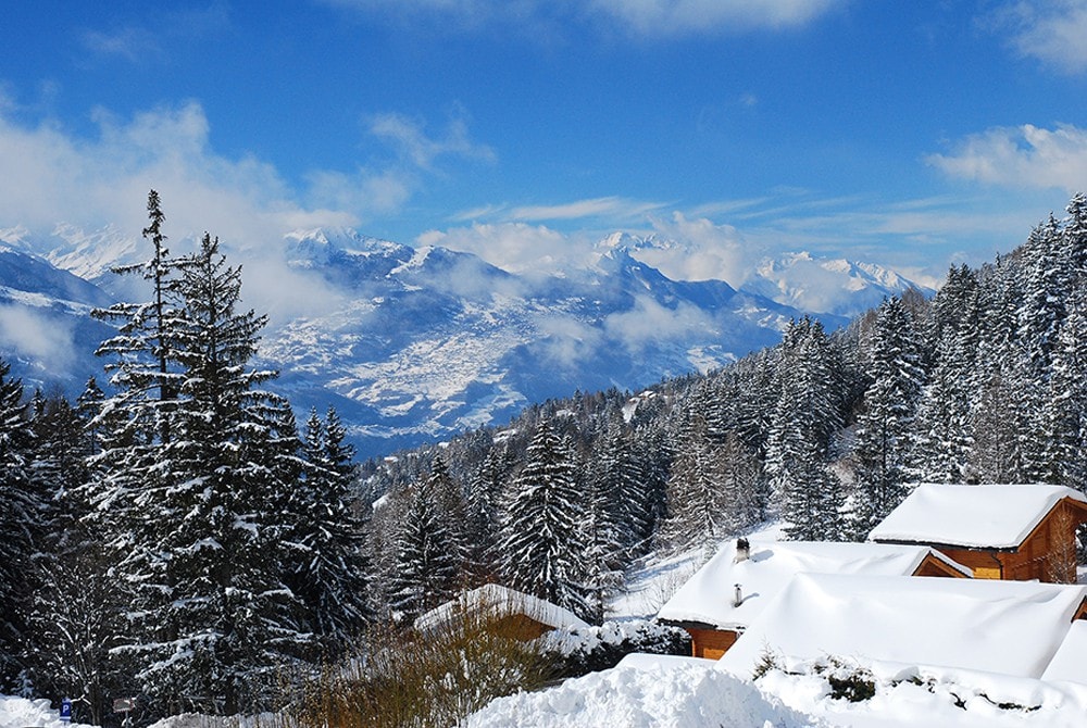 Anzere, Swiss Alps nr Crans-Montana