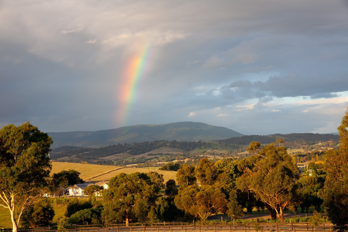 Yarra Glen ，葡萄园小屋