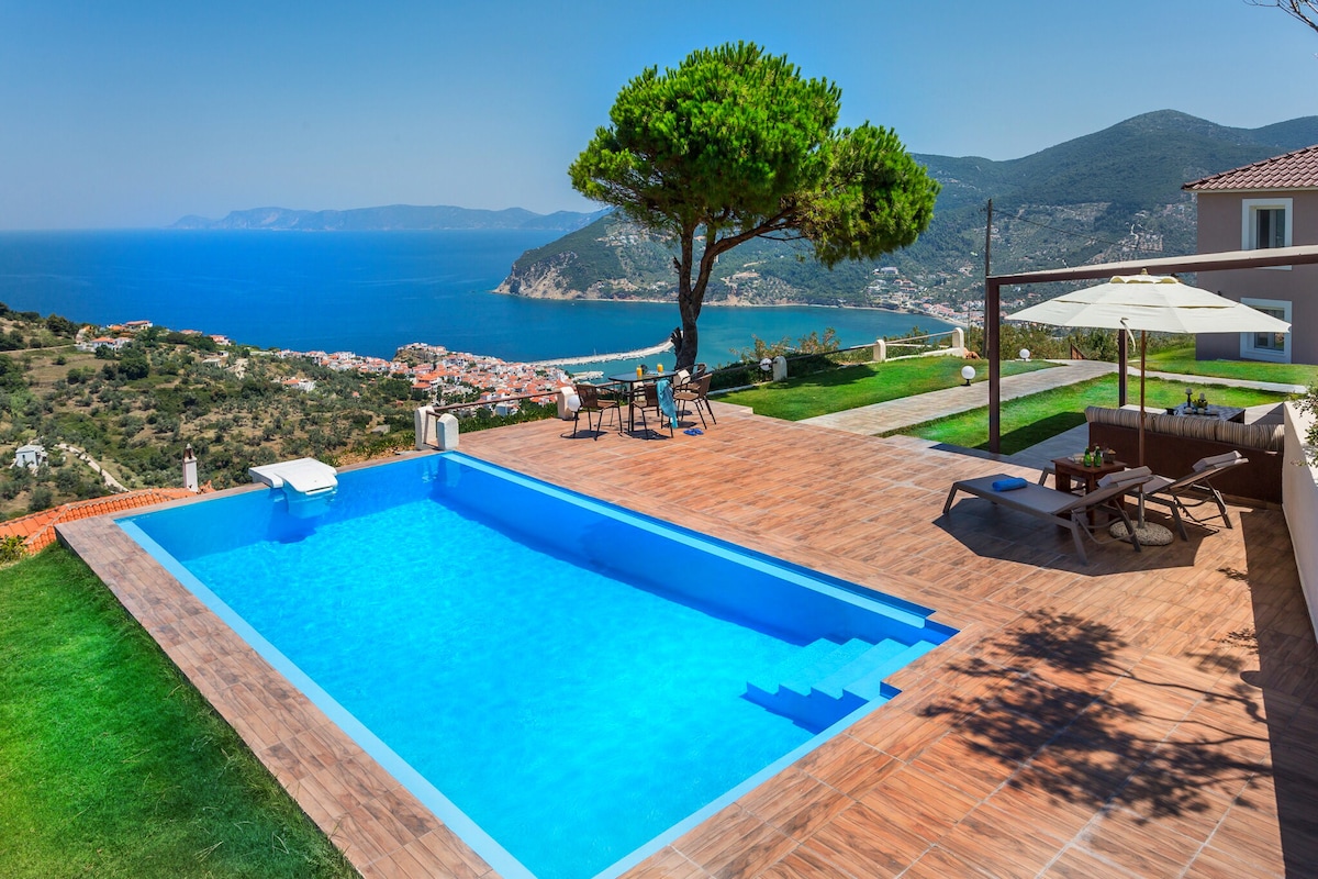 Villa Savvina with stunning view