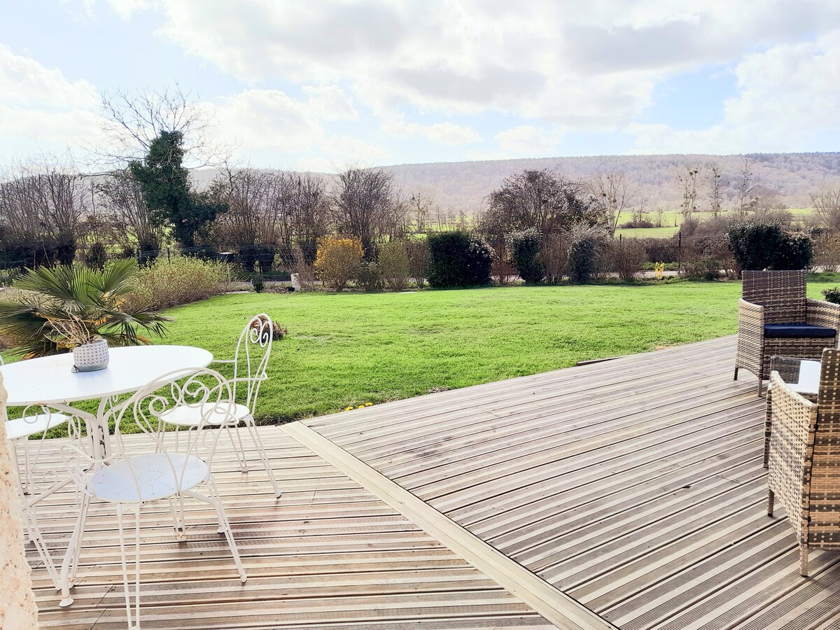 Comme à la maison, vue sur la Vallée de la Risle