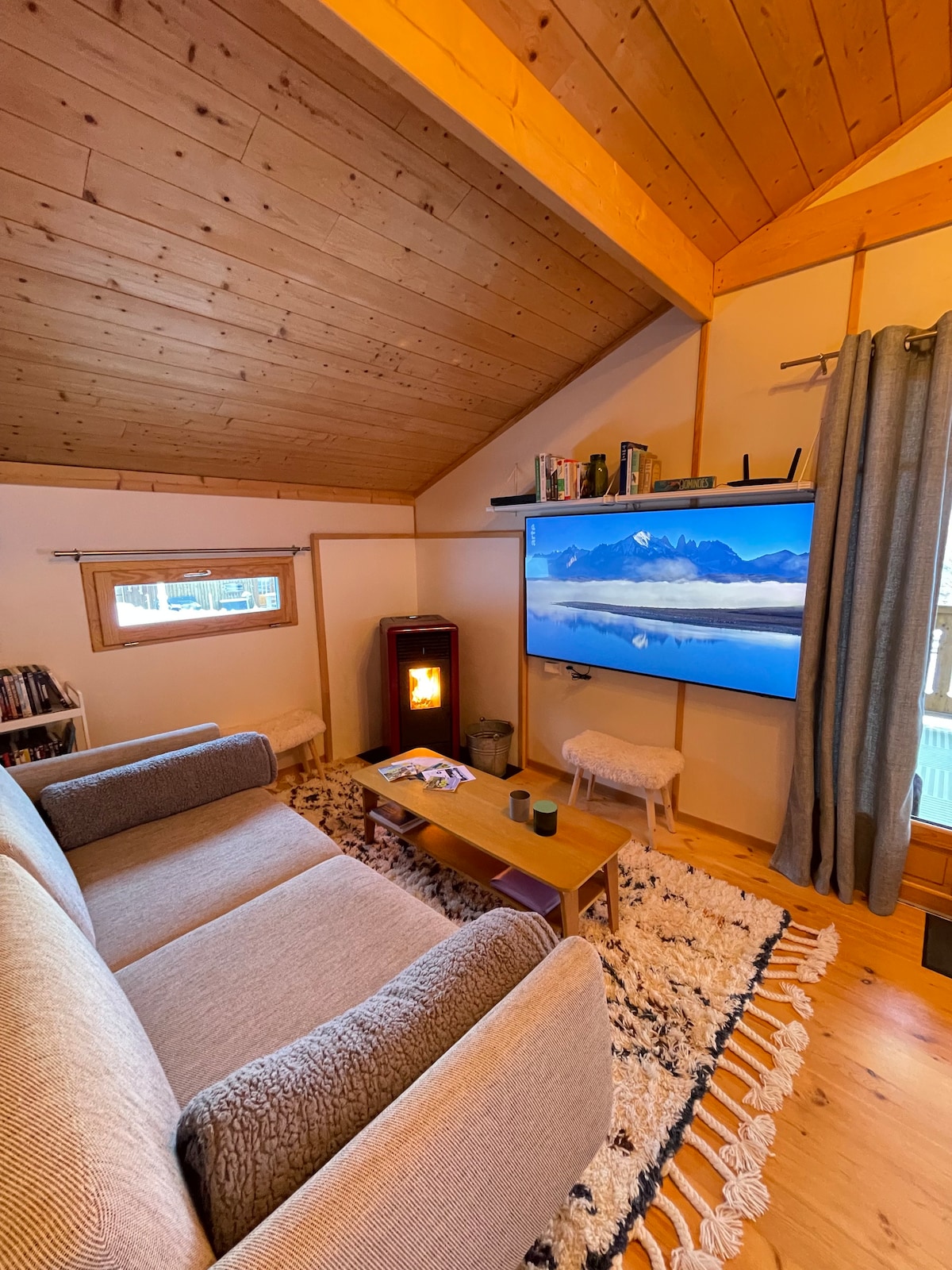 Chalet en bord de forêt