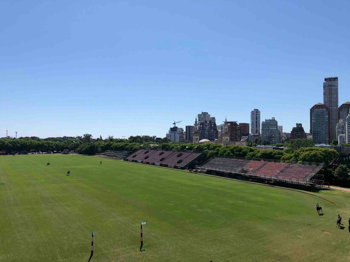 Best view in Buenos Aires. Polo field