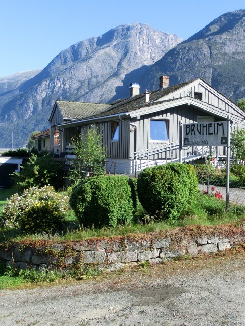 House in Eidfjord centre near the Hardangerfjord