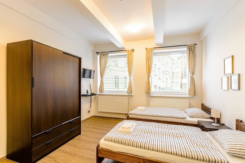 酒店式单间公寓，位于布拉格市中心