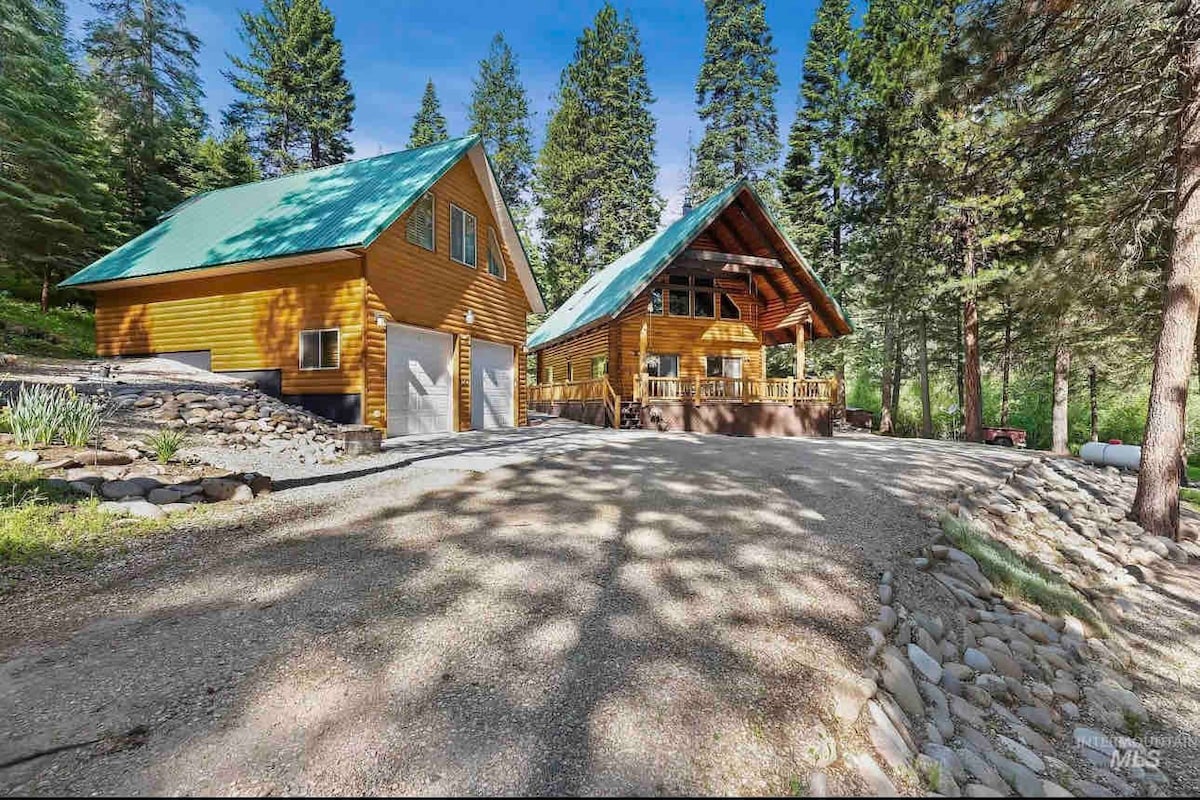 Peace + Pines log cabin