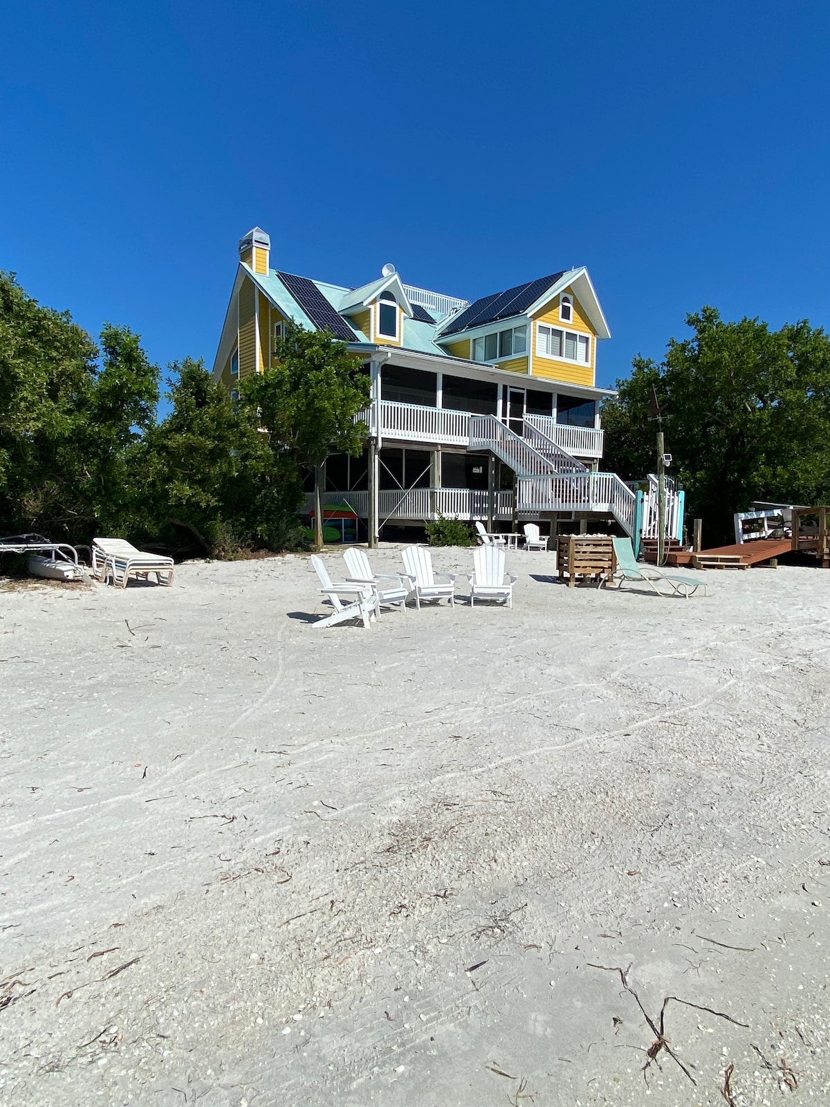 Old Florida Beach House, South End of Cayo Costa