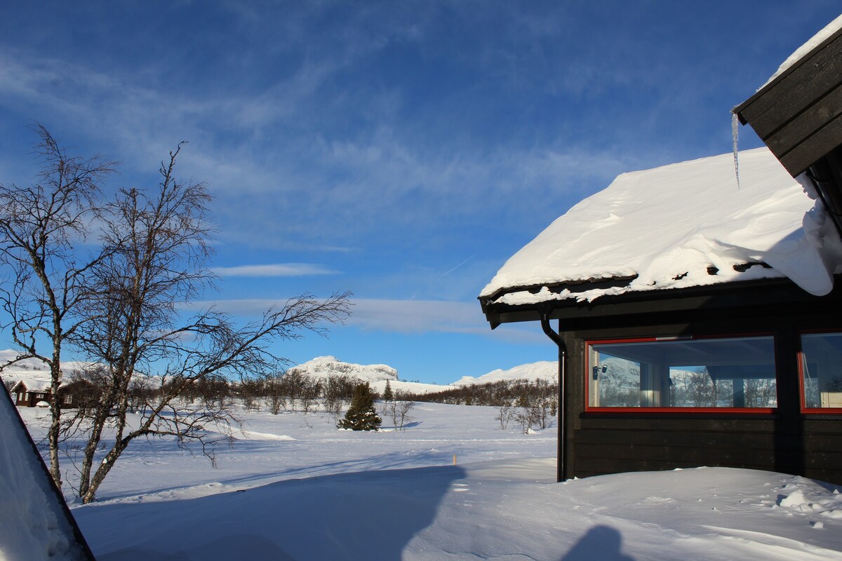 Lev-vel is a mountain cabin with lovely views