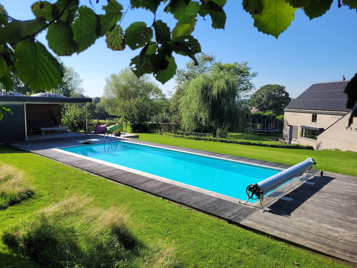 Jolie villa avec piscine dans le Pays de Herve