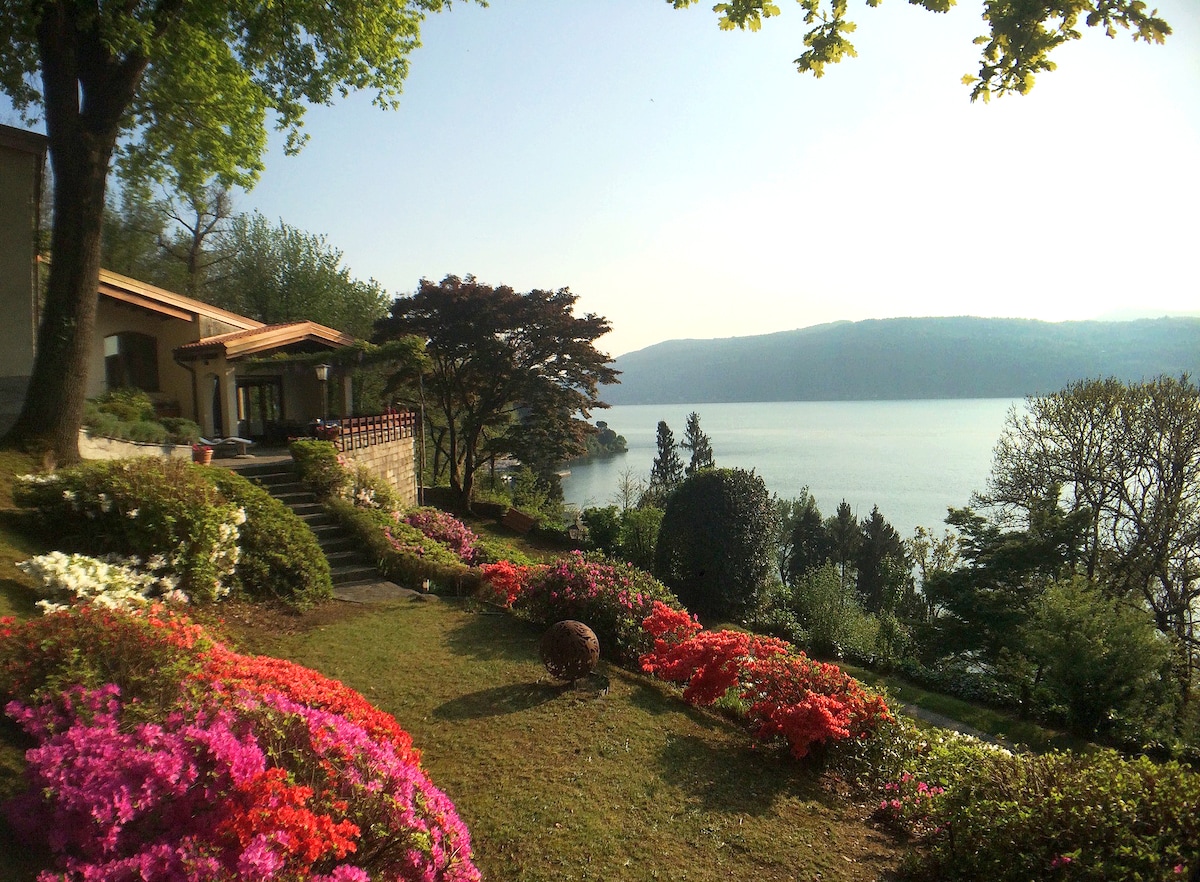 玛格丽特湖马焦雷别墅（ Villa Margarete Lago Maggiore ） ，可欣赏全景