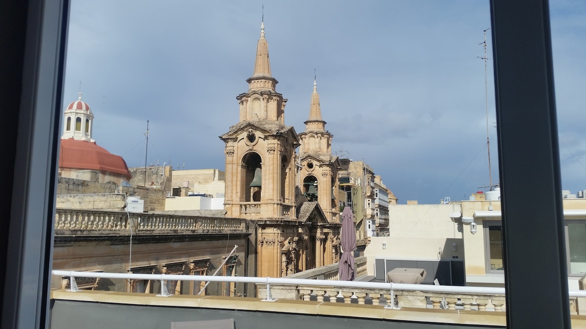 瓦莱塔中心（ Valletta Centre ） ，可欣赏美景的设计阁楼