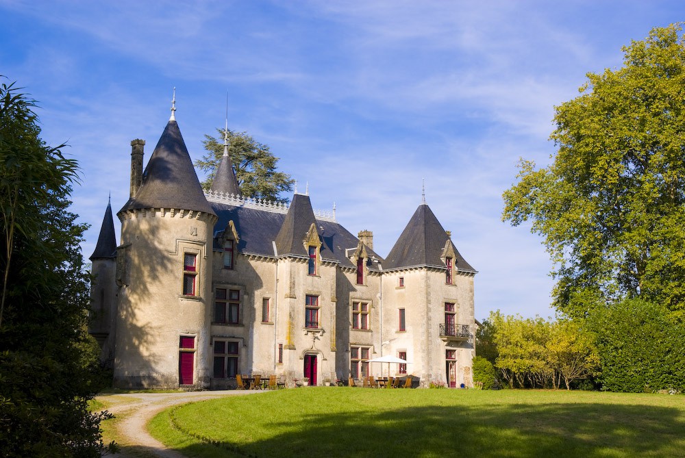 位于Chateau de Ribagnac的豪华套房