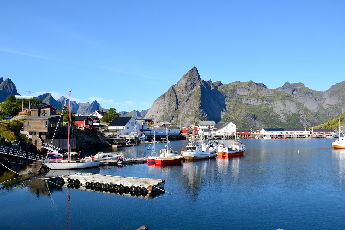 庄园别墅-「Olstinden」客房， Hamnøy Reine