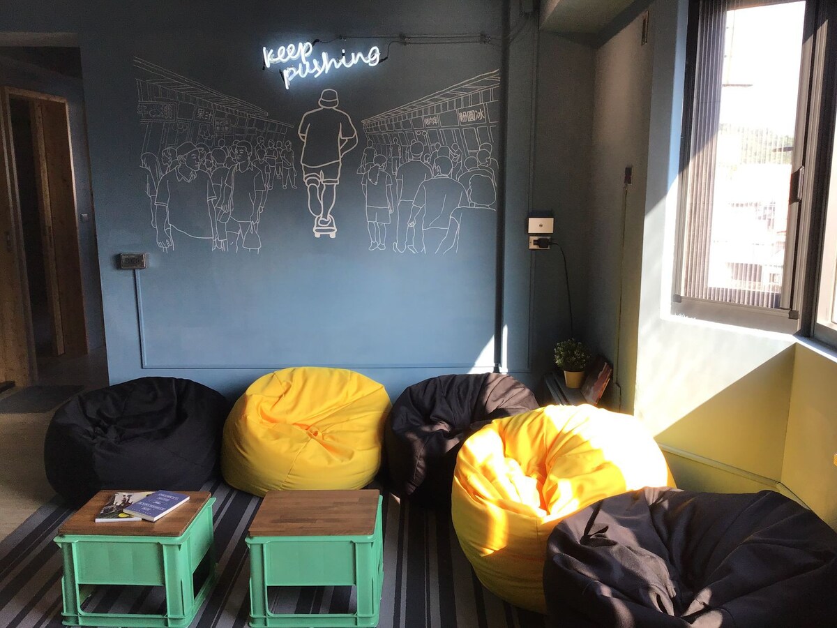Yao Hostel/4 beds room-Ocean 2(cozy 10 ppl max.)