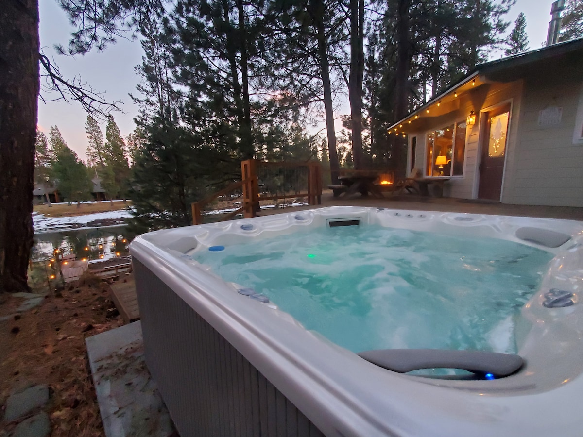 Sunriver/Bachelor Cabin+Guest House *RiverFront*