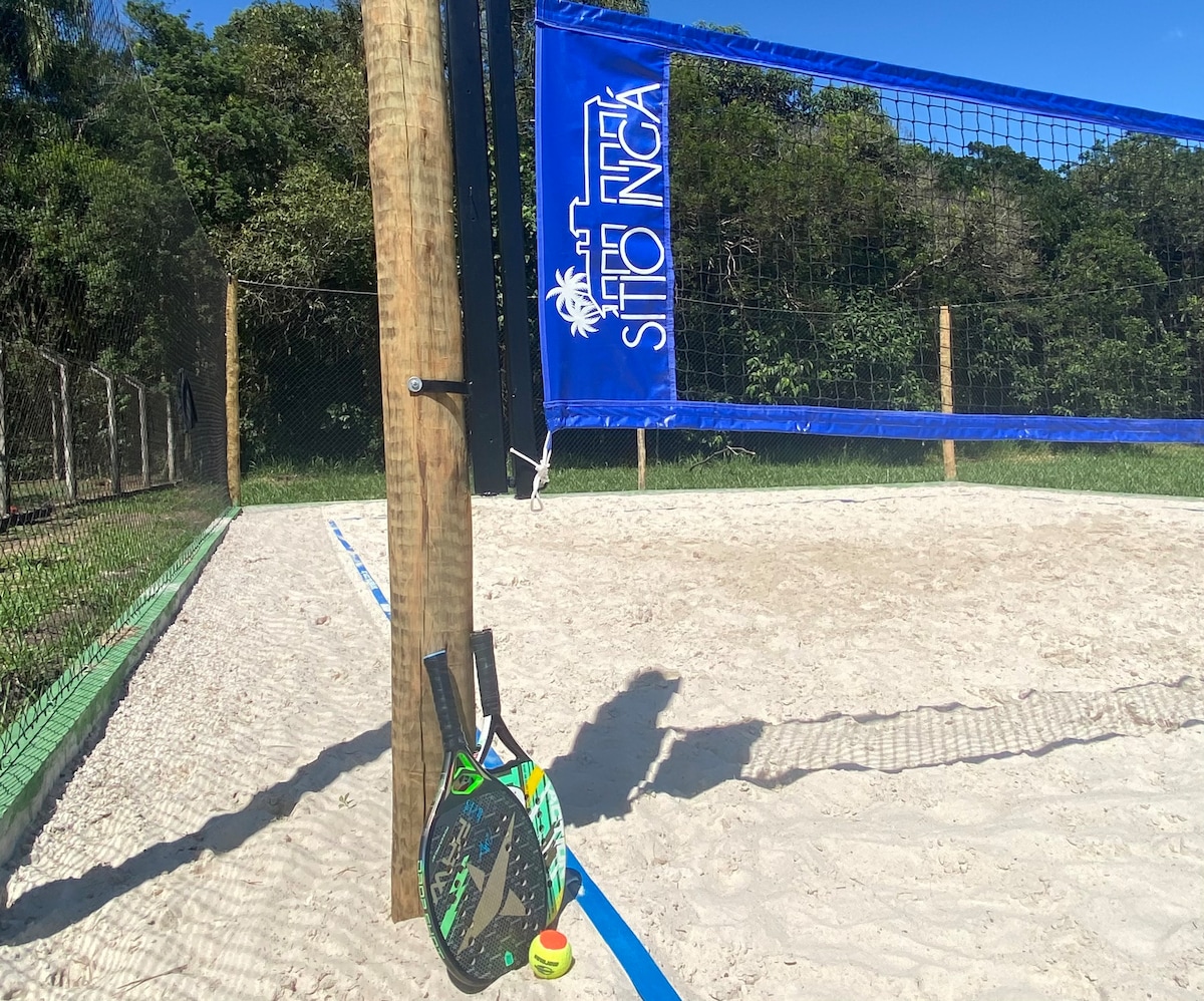Sítio Ingá -出租、活动和海滩网球
