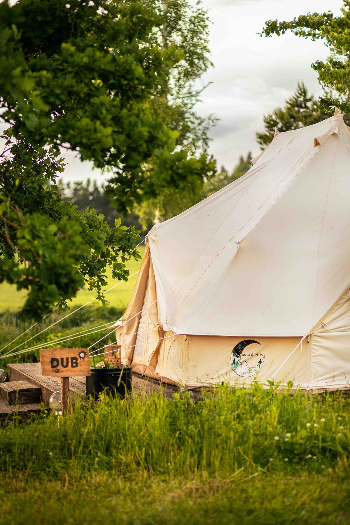 Glamping in bell tent in untouched nature - DUB