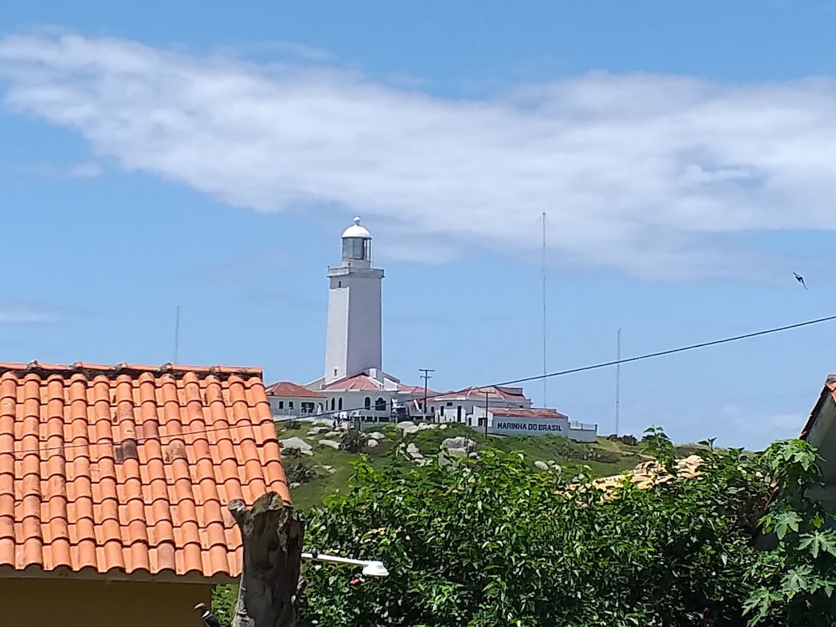 Santa Marta Lighthouse. Casas do Ivan.Casa térrea