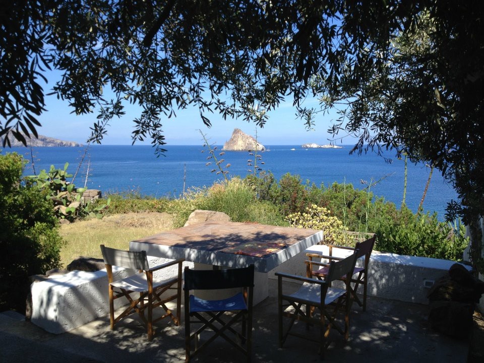 Villa and private beach in Panarea