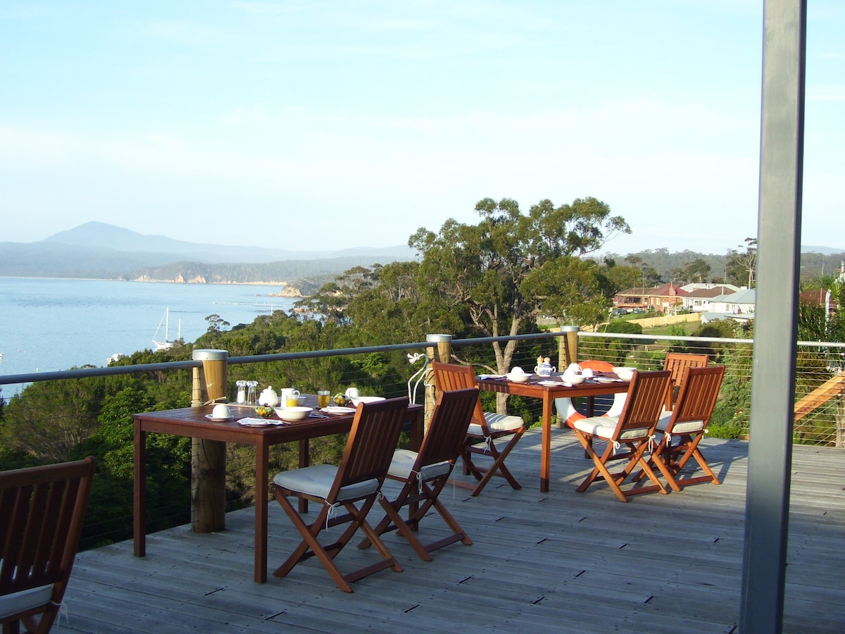 舒适的海湾住宿加早餐海景从客房可欣赏海景