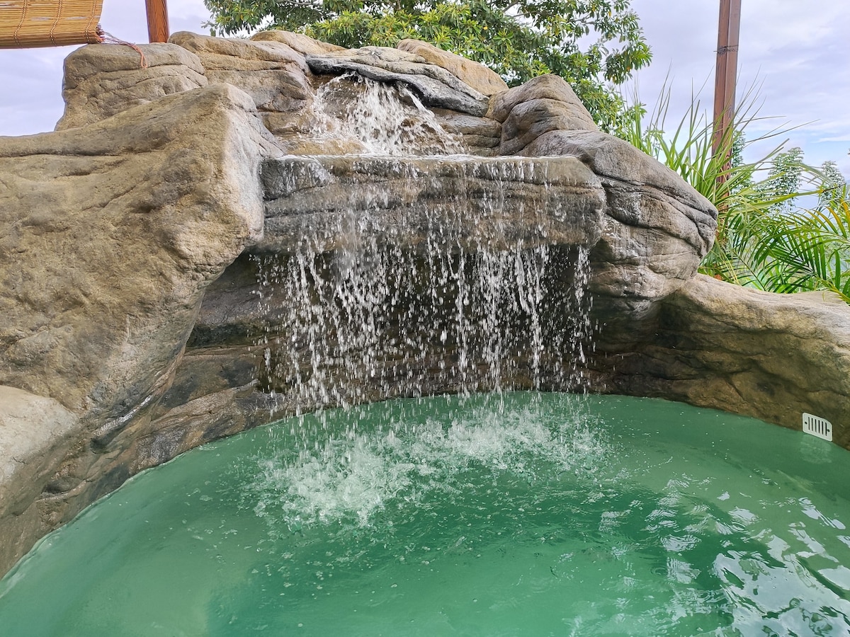 villa equipada la fortuna, piscina privada