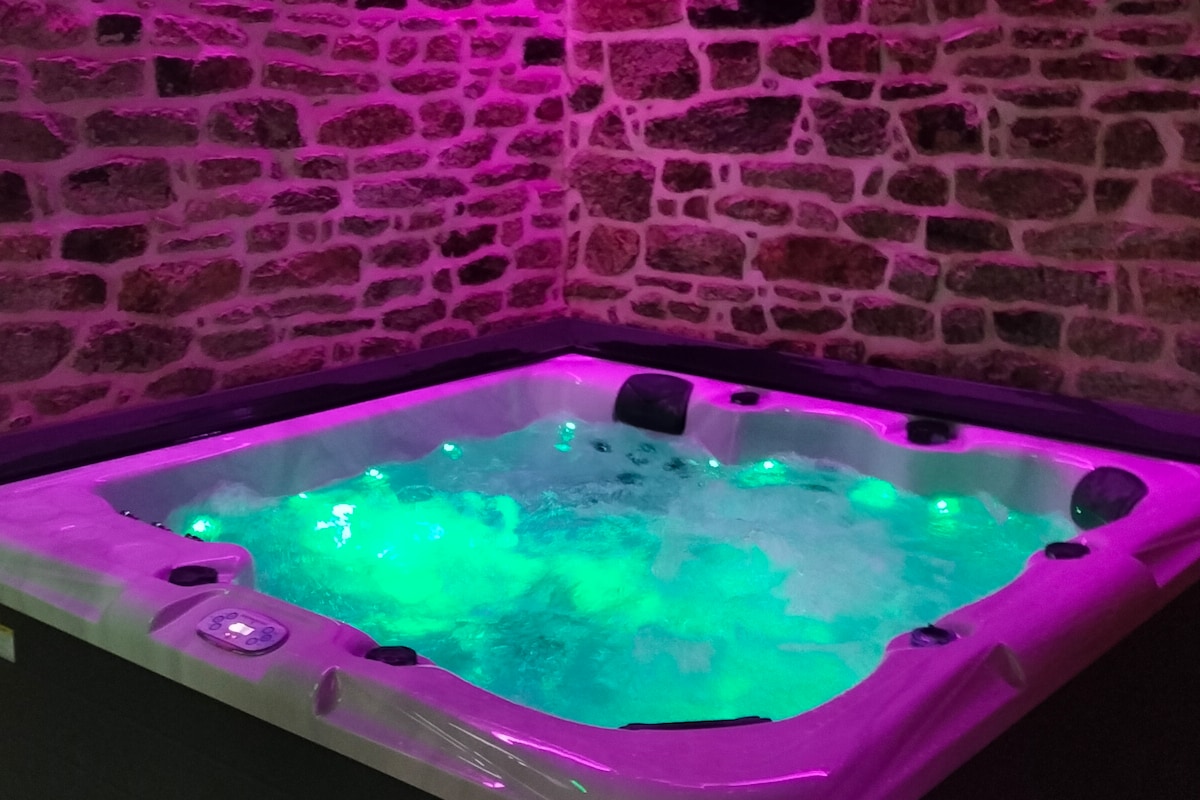 Le jardin Médicis avec jacuzzi et sauna