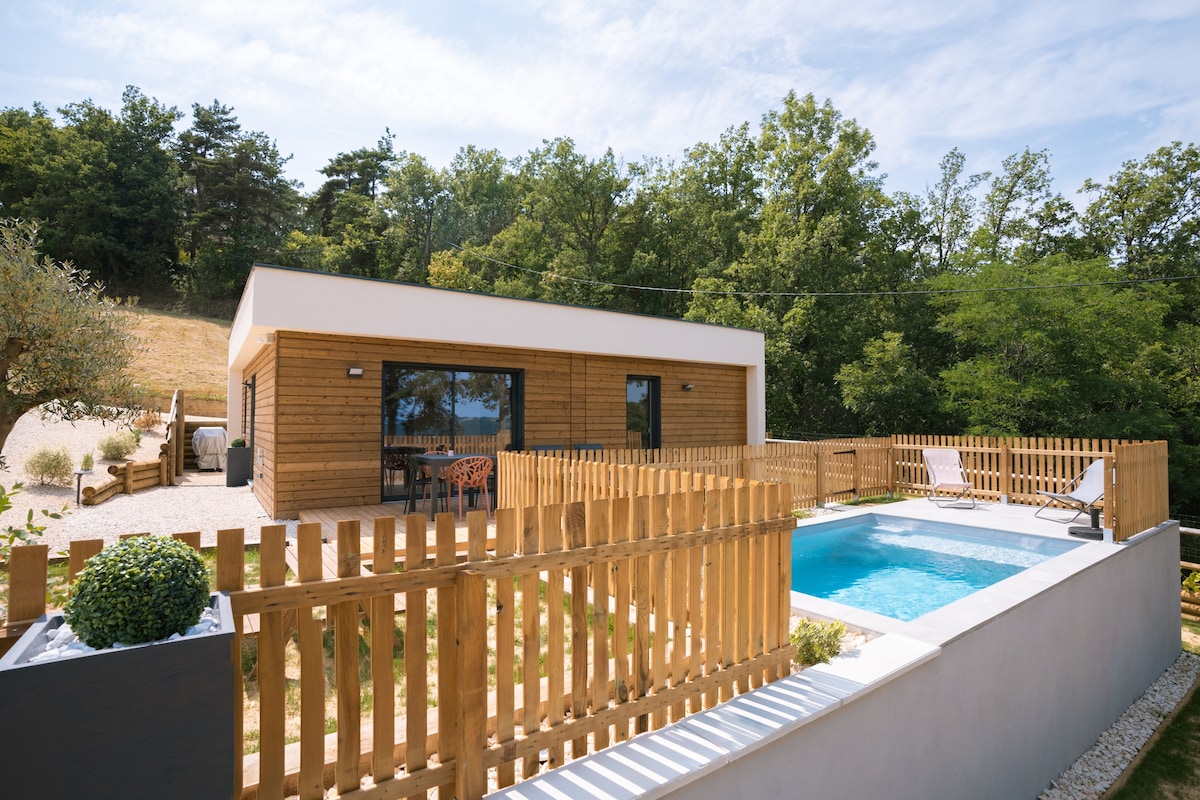 LA BOOA *Maison écologique avec piscine* Ardèche