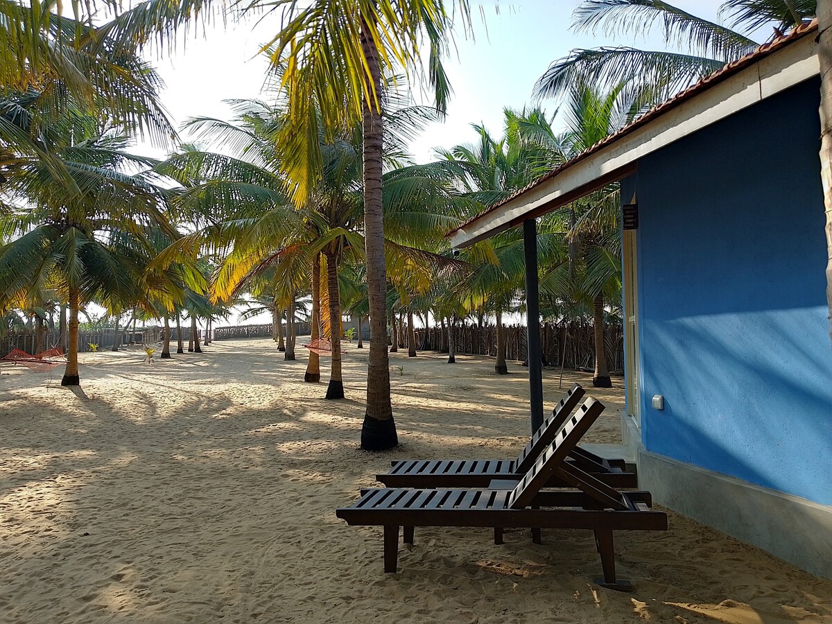 Nayan's Paradise Blue Deluxe room