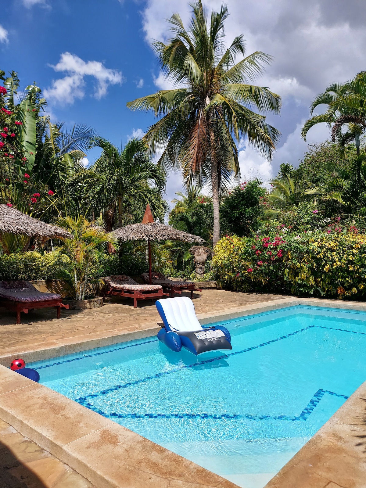 迪亚尼私人泳池棕榈别墅配备私人泳池