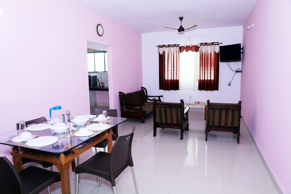 Modern 2BHK Flat with AC in the Heart of Daman