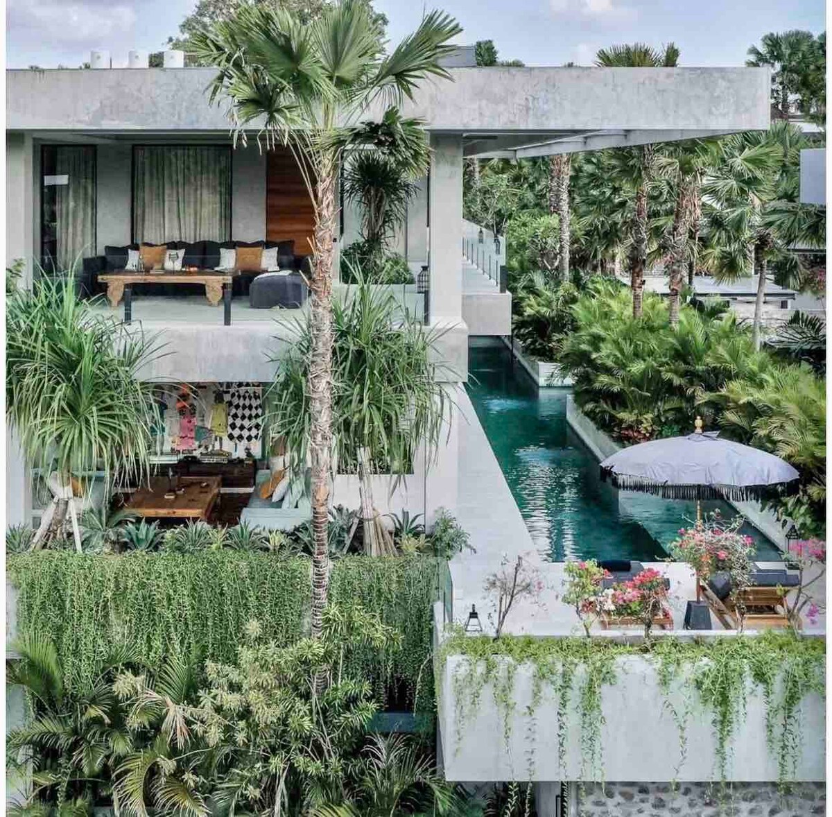 巴厘岛V House -豪华7卧泳池别墅：长谷
