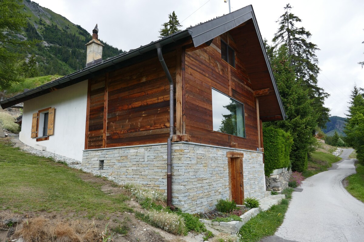 可欣赏阿尔卑斯山美景的度假木屋