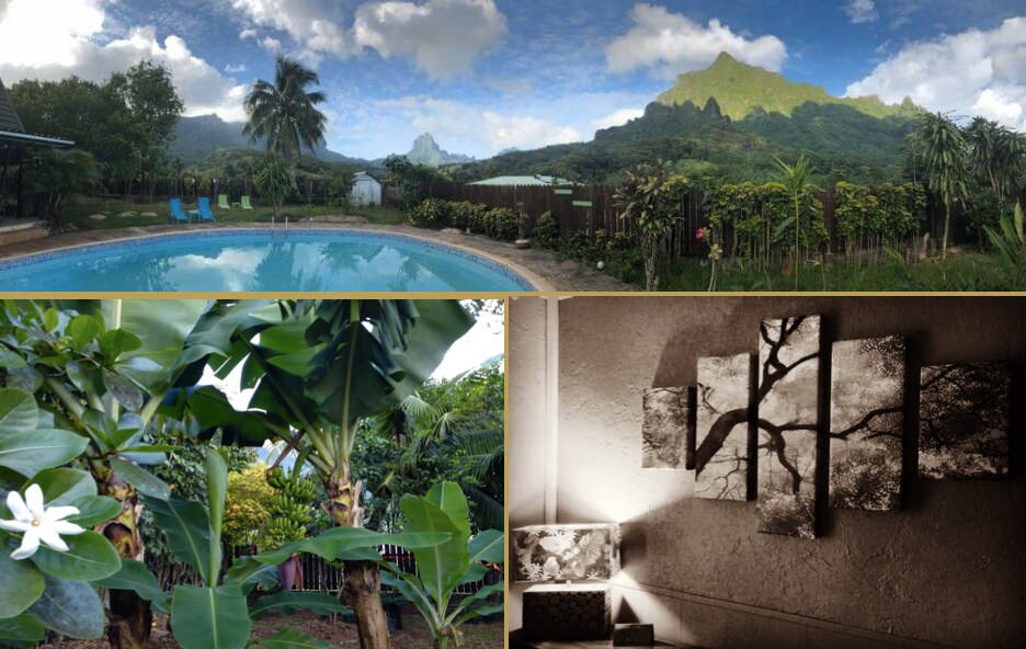 Charming 3 bedroom house in the heart of Mo'orea!