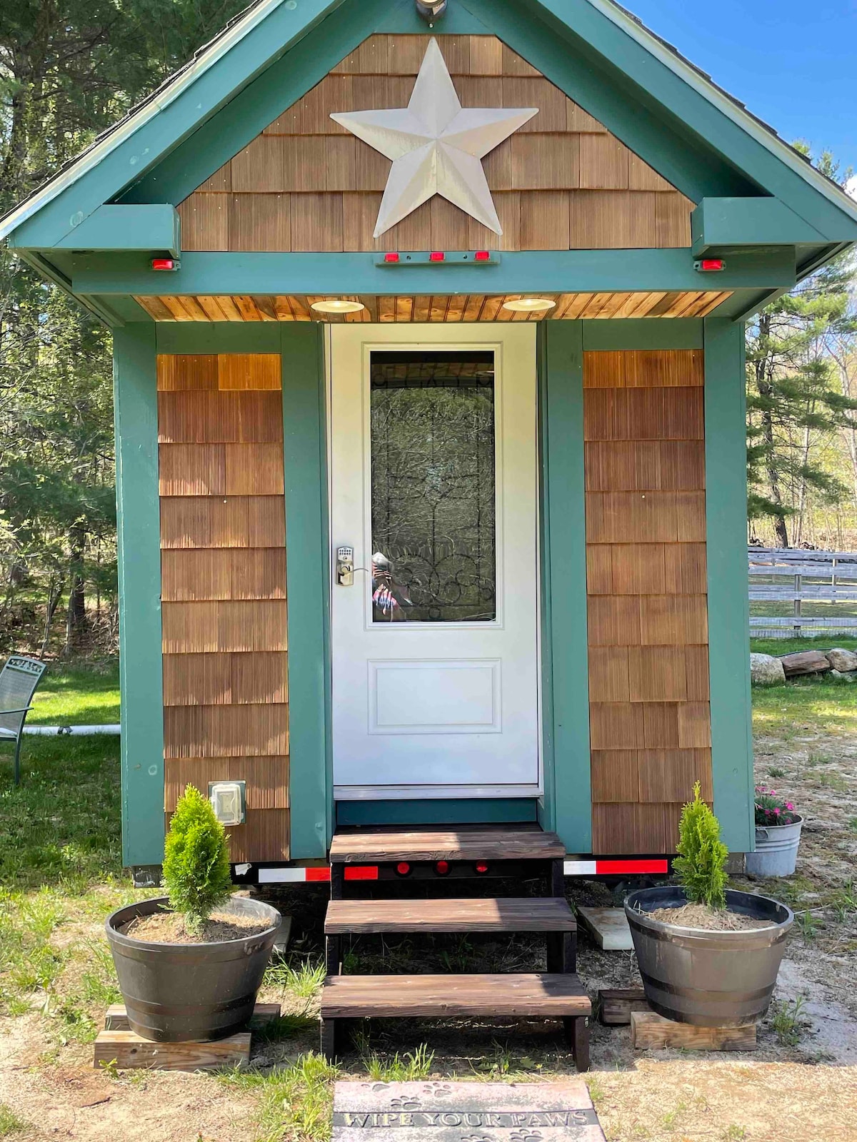 Unwind to simpler times in a tiny home on a farm