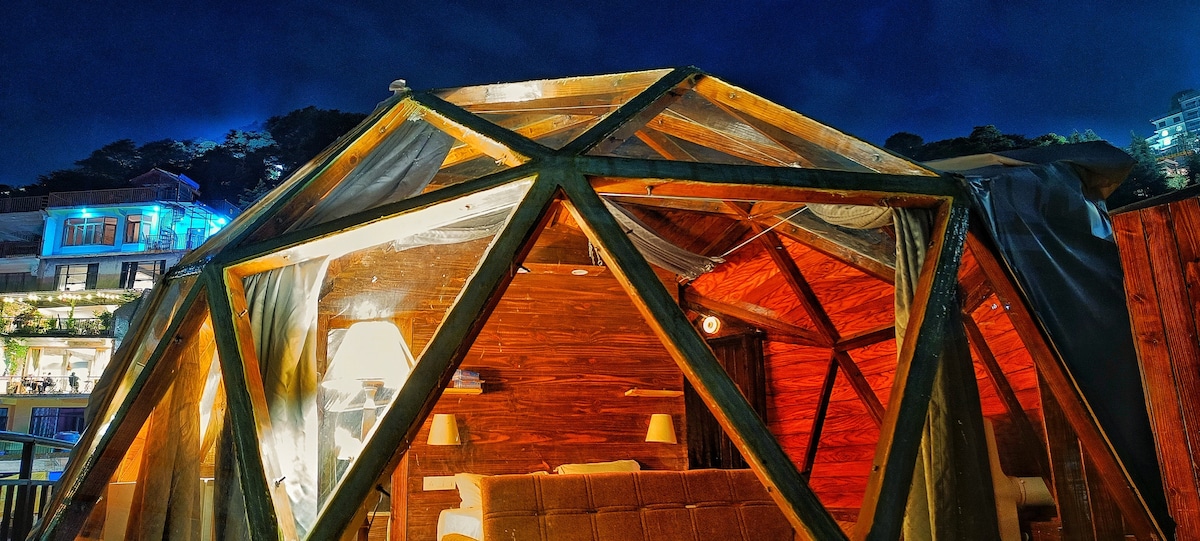 Starlit Dome McleodGanj's 1st & only wooden dome