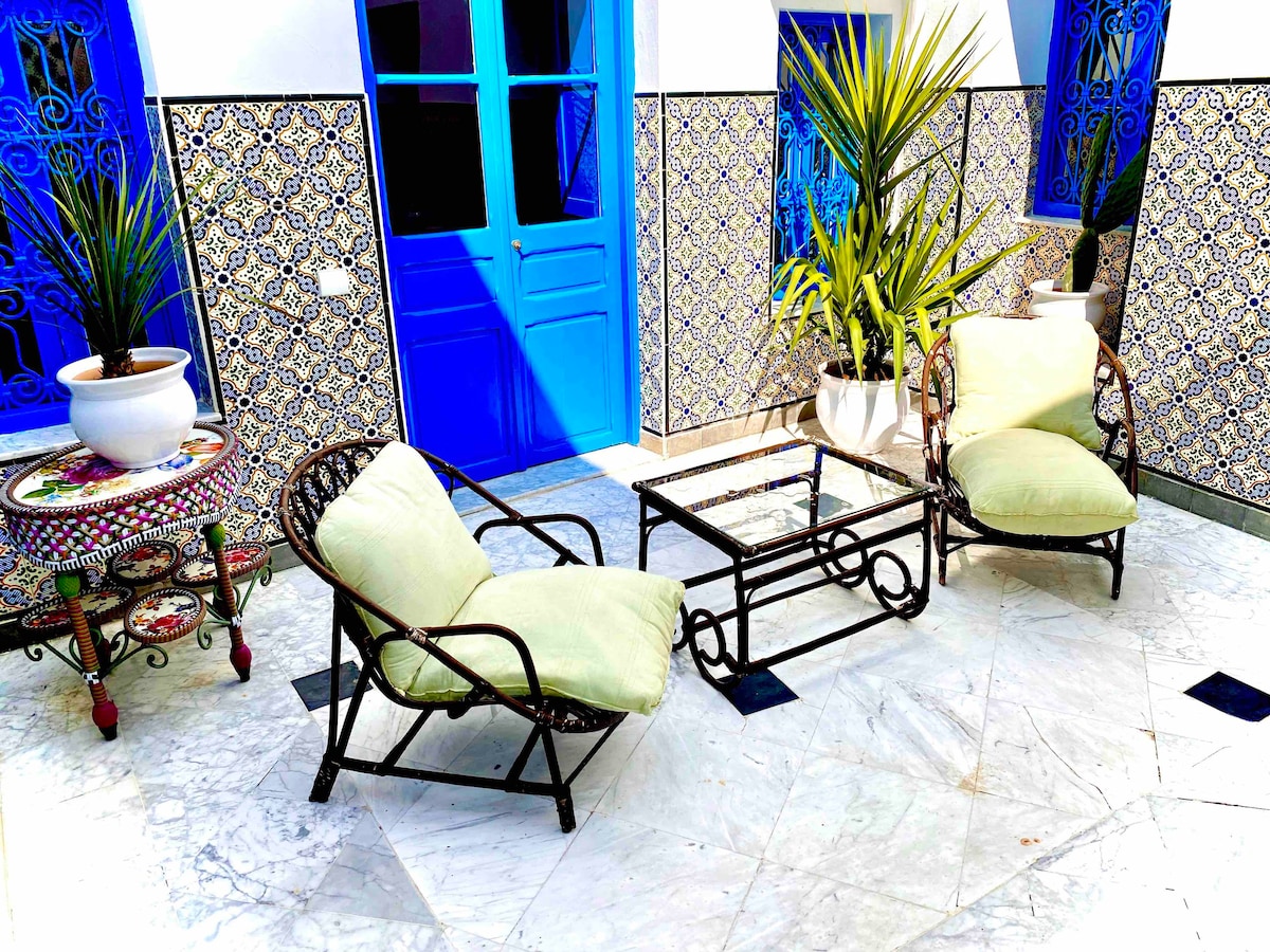 Dar Saida ，西迪布（ Sidi Bou ）市中心的一个宁静小天堂