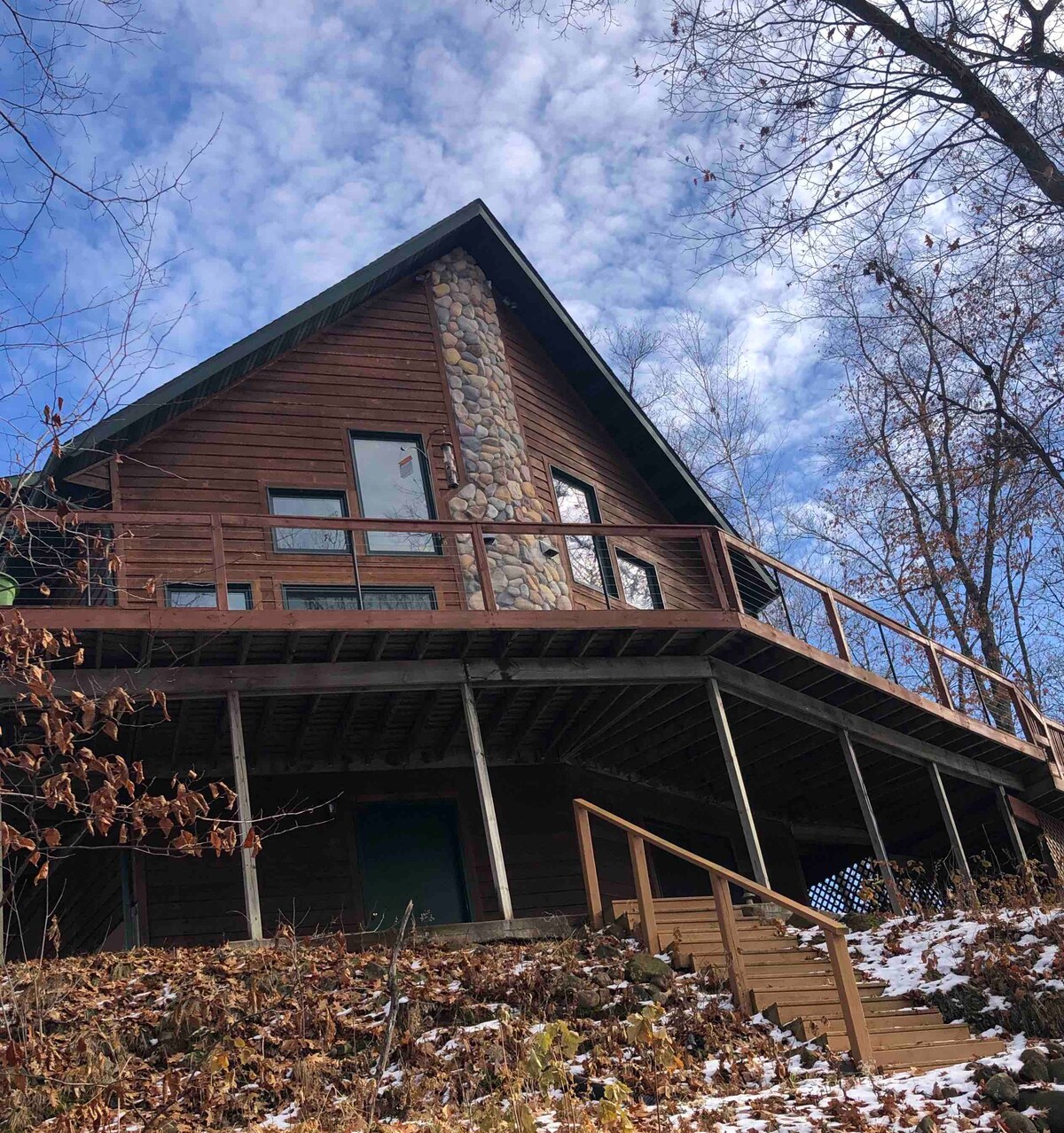 Winter Retreat on Sand Lake