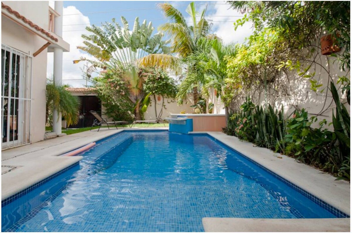 Casa Cascada私人住宅、游泳池、热水浴缸、屋顶屋顶