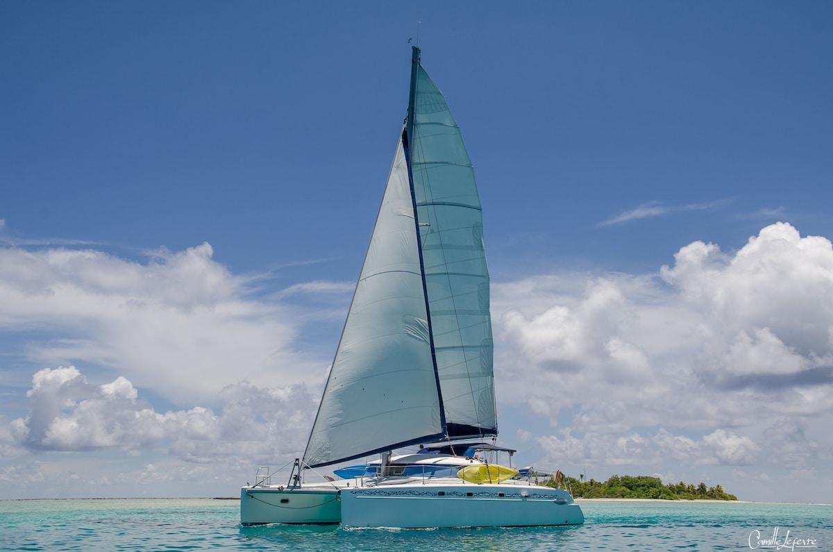 croisière catamaran Tuamotu